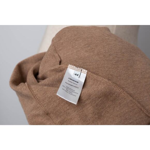 Rabanne Camel Knit Brown Wool Midi Dress - Picture 9 of 10